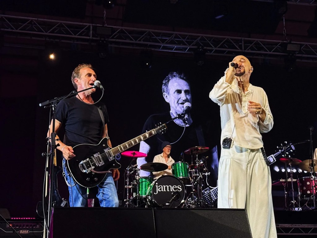 REVIEW: James / The K’s / Tom A. Smith –
Llangollen Pavilion (29/06/2025)